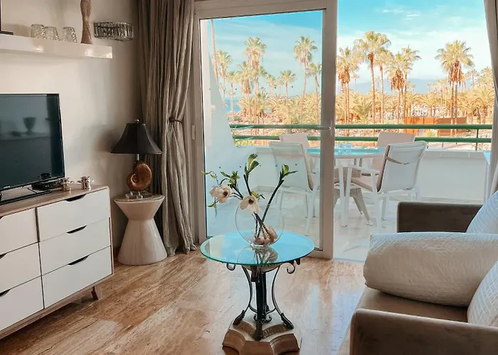 Cosy Flat With Sea View, Pool And Terrace In Altamira-complex In - Playa Del Duque