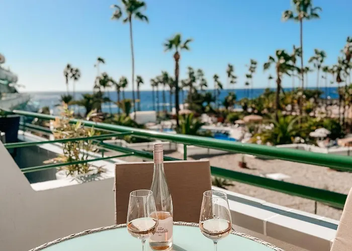 Apartmán Cosy Flat With Sea View, Pool And Terrace In Altamira-complex In - Playa Del Duque *