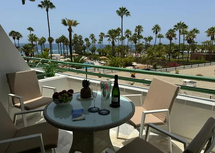 Daire Cosy Flat With Sea View, Pool And Terrace In Altamira-complex In - Playa Del Duque *